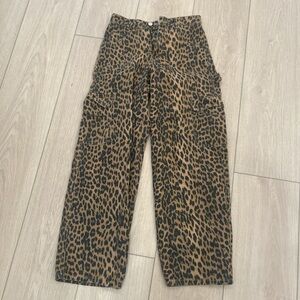 Damson Madder Leopard cargo jeans
